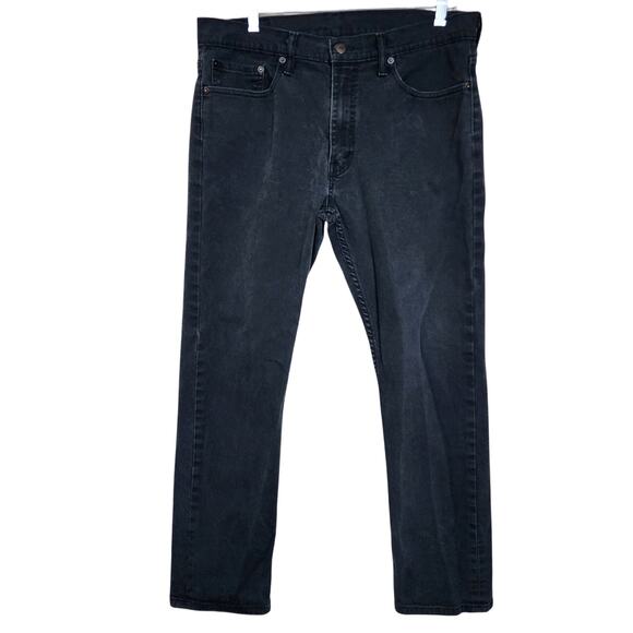 Levi's Black 513 Size 34 30 Jeans - Picture 1 of 6